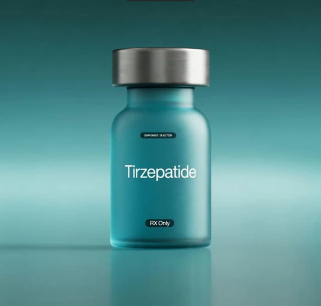 Reflect Compounded Tirzepatide vial