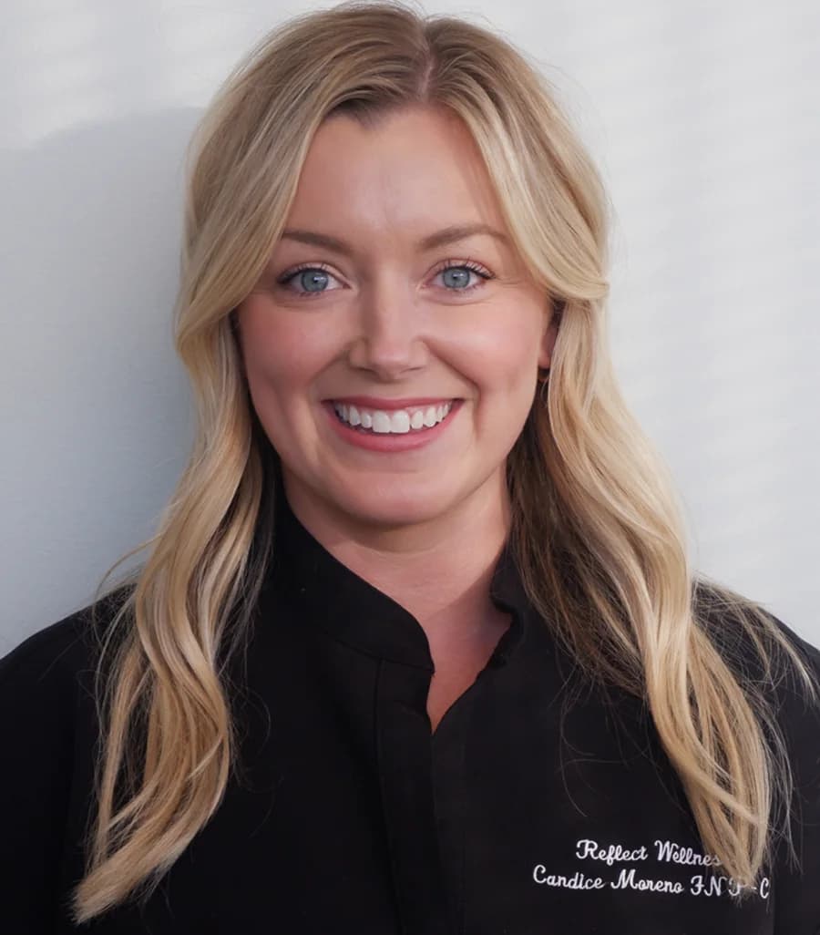 Candice Moreno, FNP-C, Reflect Wellness hormone therapy provider